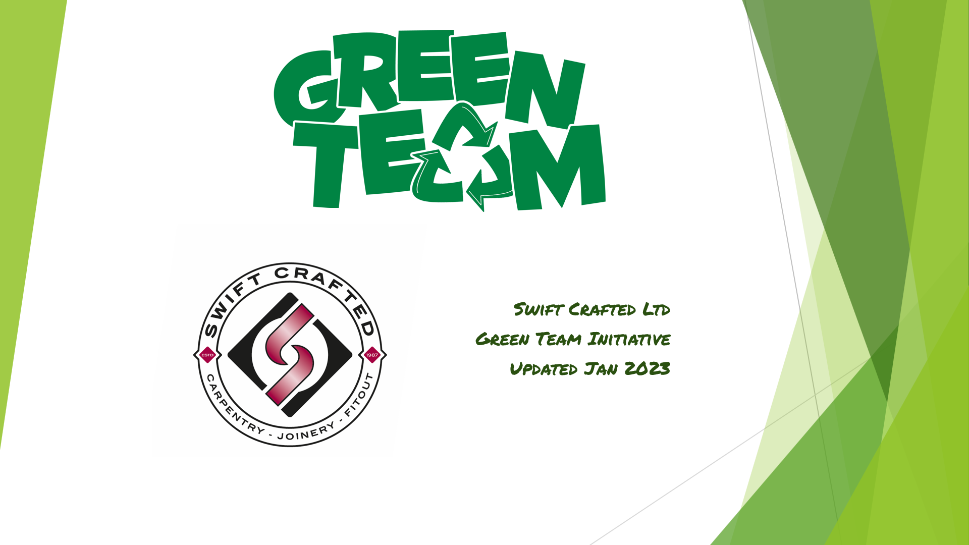 Introducing The Green Team